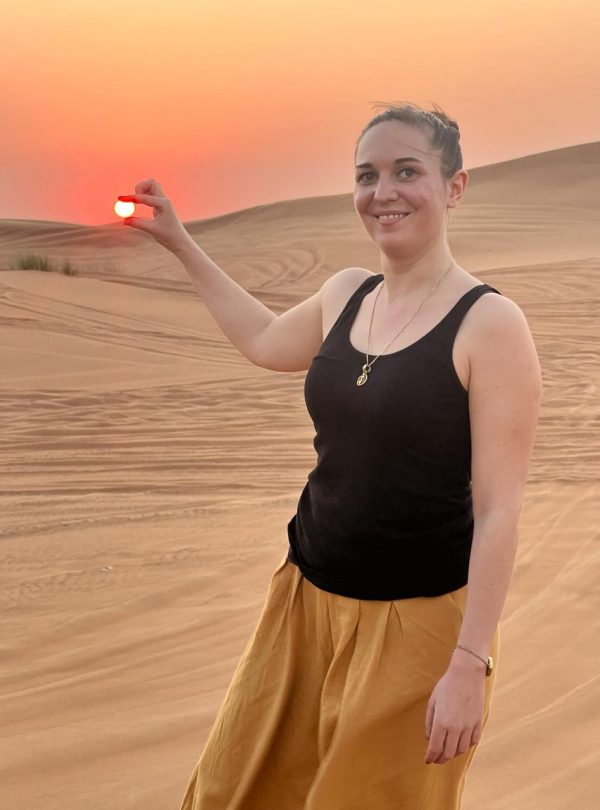 Sunset red dunes safari