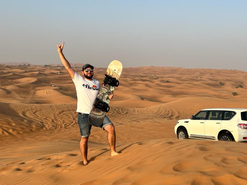 A Thrilling Guide to Desert Safari Dubai: Morning vs. Evening Adventures 3 red dunes evening safari