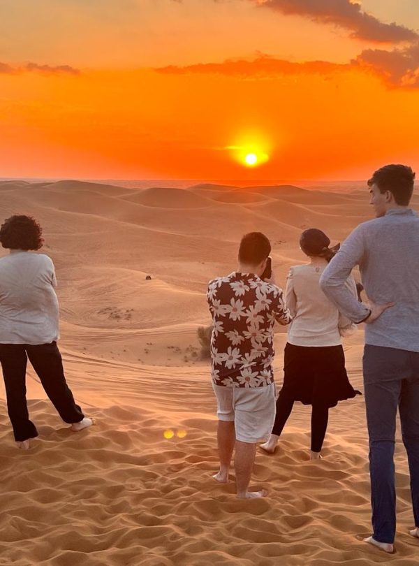 sunset desert adventure