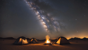 desert camping in dubai