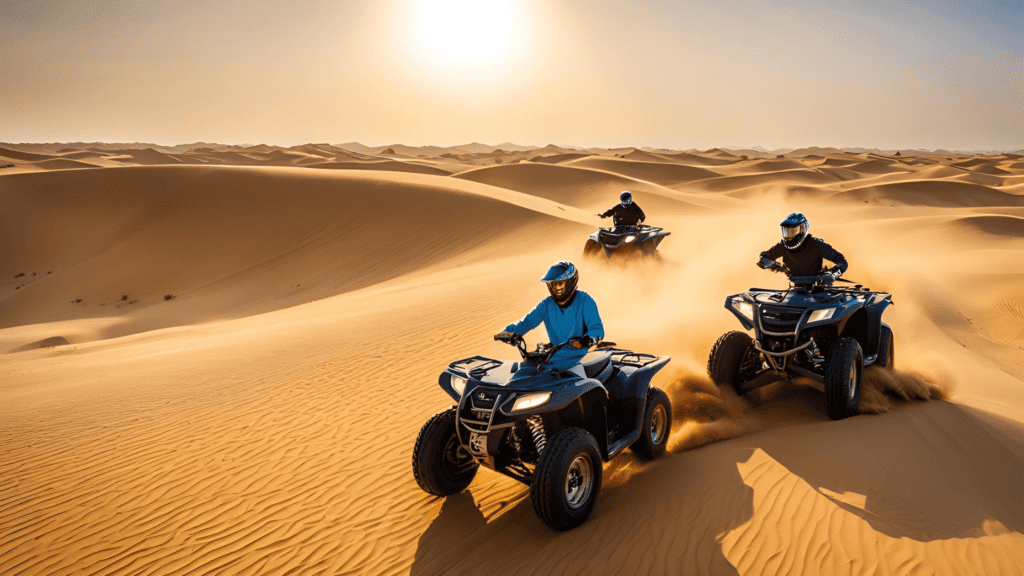 quad bike 350cc ride in dubai safari