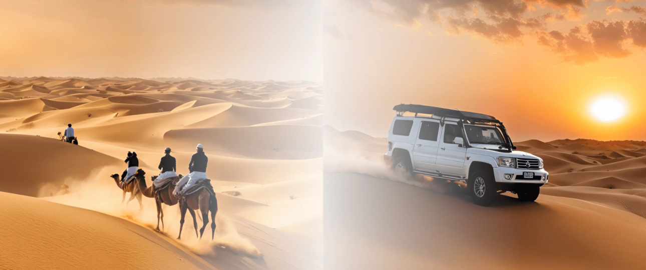 morning vs evening desert safari