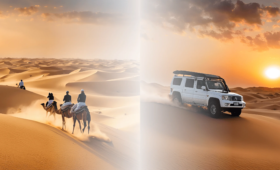 morning vs evening desert safari